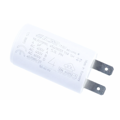 Kondensator rozruchowy silnika okapu 4µF 450V Beko Grundig Arcelik 9199001572 C00939001 oryginał