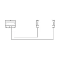 Elektronika do suszarek bębnowyc Wiązka kablowa elektroniki głównej do suszarki Electrolux / AEG, kondensat, PCB J5, 1340 mm