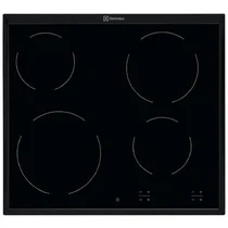 Płyty szklane Ceramika z ramką do płyty grzejnej Electrolux / AEG czarna 576 x 516 mm