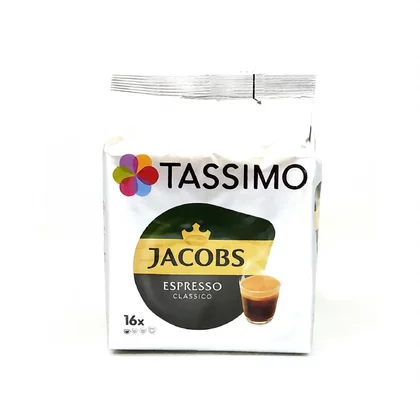 Kapsułki kawowe T DISC Jacobs Krönung Espresso do ekspresu Bosch TASSIMO 16 szt. AGDBOSAKC0011