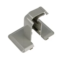 Elementy obudowy do lodówek Whir Zaślepka prawa zawiasu do lodówki Whirlpool / Indesit / Ariston / Hotpoint szara 481052819711 C00326498 481010567276 C00325305