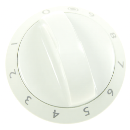 Pokrętło termostatu do piekarnika Electrolux / AEG białe 1250256934001