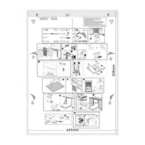 Szablon montażowy drzwi do zmywarki do zabudowy Amica 45 cm panel widoczny SI45 1042718