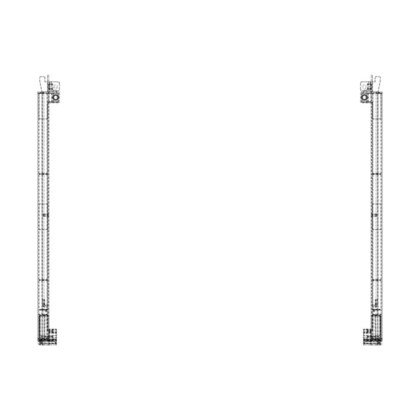 Zestaw szyby drzwi - 594x466mm