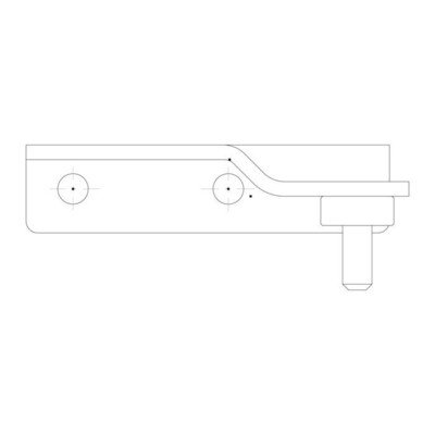 Dolny zawias drzwi Electrolux (2250632102)