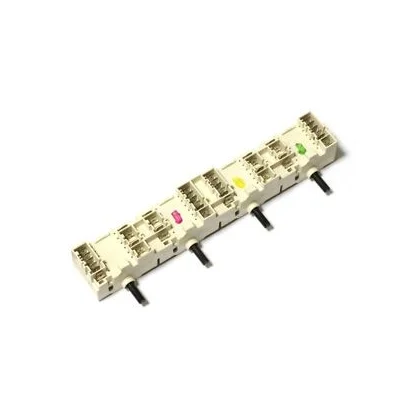 Monoblok, zespół przełączników pól grzejnych do kuchni Whirlpool / Indesit / Ariston / Hotpoint 4-krotny 481227018037