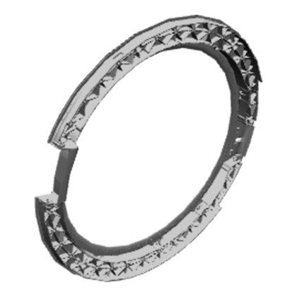 futryna, tył, szary, Ø443.6mm