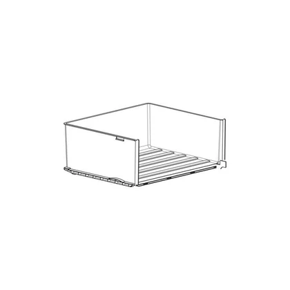 Półki na drzwi różni producenci Pojemnik na warzywa do lodówki Electrolux / AEG komplet neutralny 7902 450 x 206 mm