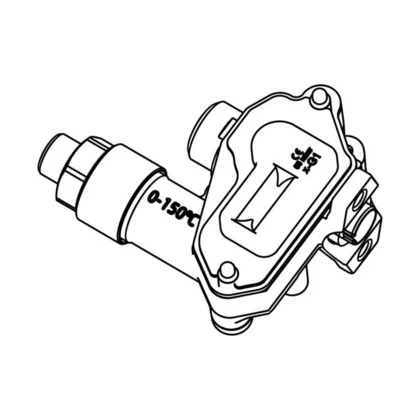 Zawór gazu do palnika z potrójną koroną płyty gazowej Electrolux / AEG d=0.53 G20-20mbar