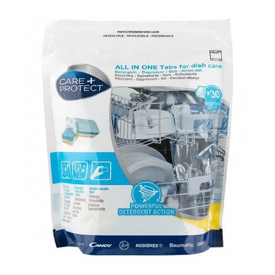 Tabletki do zmywarek Candy / Haier / Hoover Care+Protect LDT2030 all-in-one 30 sztuk 35602032