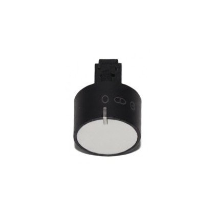 Pokrętło podświetlane chowane do kuchenki Amica czarny inox 9072082