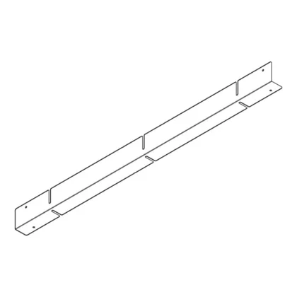 Dystans tylny do okapu Electrolux / AEG szary 596 x 40,6 x 26,6 mm