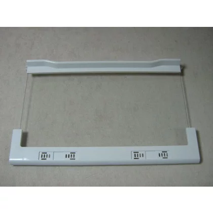 Półki na plastikowe i druciane r Półka szklana nad pojemnikiem na warzywa do chłodziarki Whirlpool 51,5 x 31,5 cm 481946678388 C00342281