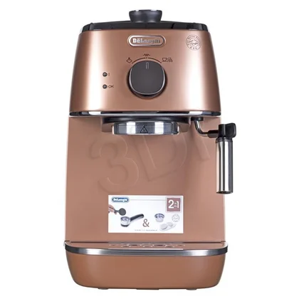 Ekspres kolbowy DeLonghi Distinta ECI341.CP 1100 W perłowo-miedziany