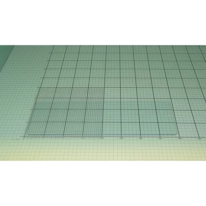 Mała półka szklana do lodówki Amica 390 x 130 x 3 1015469