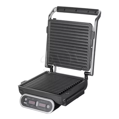 Grill elektryczny stołowy zamykany Morphy Richards Intelligrill 48018 1800 W srebrno-czarny