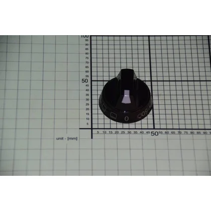 Pokrętło temperatury piekarnika Amica 50-250°C czarne 9044443