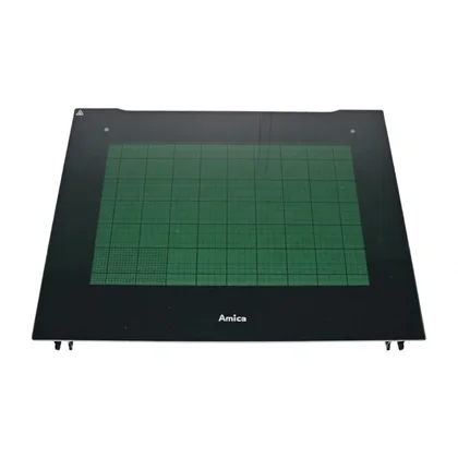 Szyba zewnętrzna drzwi piekarnika Amica 9084549 P.sz.zew.488,5/456 12 SPrS 26