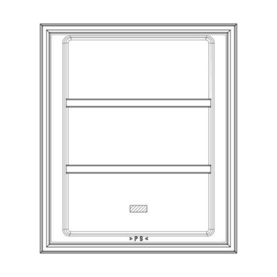 Drzwi zamrażarki - Biały - 538x627mm (8084066011)