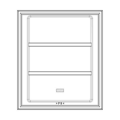 Drzwi zamrażarki - Biały - 538x627mm (8084066011)