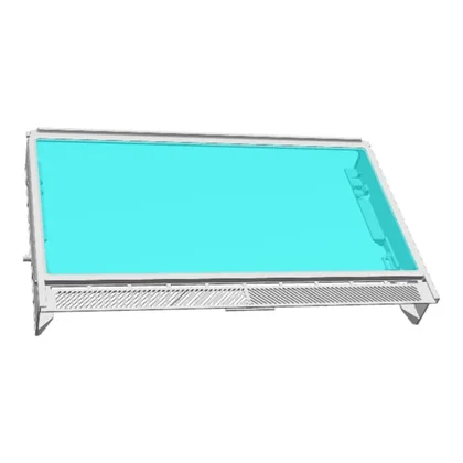Półka szklana z ramą do chłodziarki Electrolux / AEG 627 x 370,7 mm