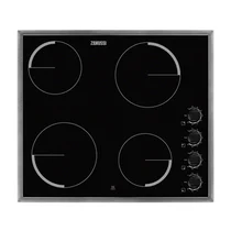 Płyty szklane Ceramika z ramką do płyty grzejnej Zanussi nierdzewna 576 x 506 mm