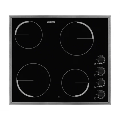 Płyty szklane Ceramika z ramką do płyty grzejnej Zanussi nierdzewna 576 x 506 mm