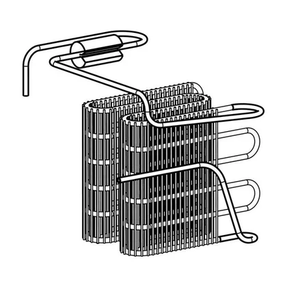 Skraplacze Skraplacz do lodówki Electrolux / AEG 2064851039