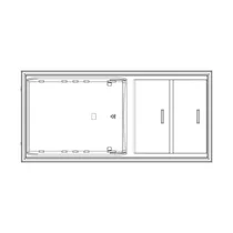 Drzwi chłodziarki Electrolux / AEG 140014274017