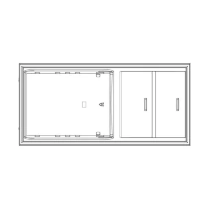 Drzwi chłodziarki Electrolux / AEG 140014274017