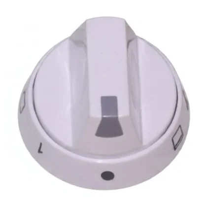 Pokrętło numeryczne białe do kuchni Amica G454.00/09.8572.00 8029931