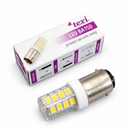Żarówka LED wciskana BA15D do maszyny do szycia Łucznik / Singer