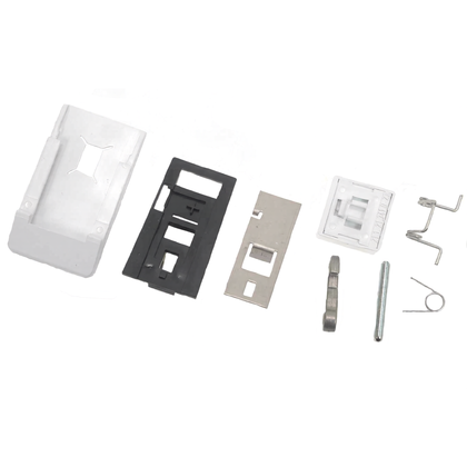 Uchwyt drzwiczek do pralki Ariston / Indesit / Hotpoint / Whirlpool biały C00023118 482000072943