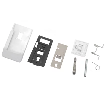 Uchwyt drzwiczek do pralki Ariston / Indesit / Hotpoint / Whirlpool biały C00023118 482000072943