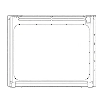 Elementy obudowy Rama przednia do piekarnika Electrolux / AEG NP, DC, CL 5611712208