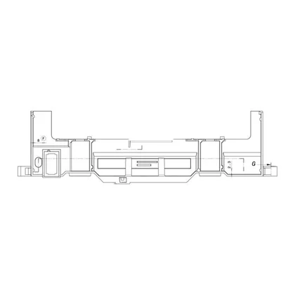 Wspornik modułu sterowania do lodówki, zamrażarki i chłodziarko-zamrażarki Electrolux / AEG 2425230055