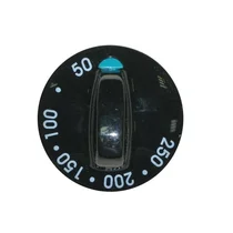 Pokrętło temperatury do piekarnika i kuchenki Amica czarne 50-250°C 9051829