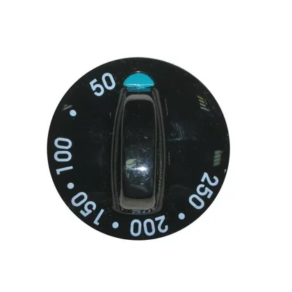 Pokrętło temperatury do piekarnika i kuchenki Amica czarne 50-250°C 9051829
