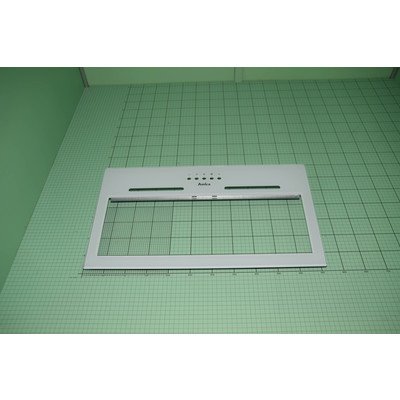 Szyba okapu 548x308x6 biała (1046536)