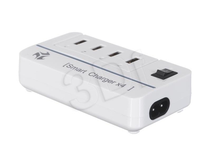 ŁADOWARKA SIECIOWA I BOX IC 4 USB MIKROPROCESOR | Ładowarki Ładowarka do telefonu Ibox Ładowarka Sieciowa I Box Ic 4 Usb