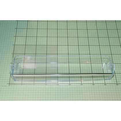Półki na drzwi różni producenci Balkonik z listwą inox na drzwi chłodziarko-zamrażarki Amica 1042038