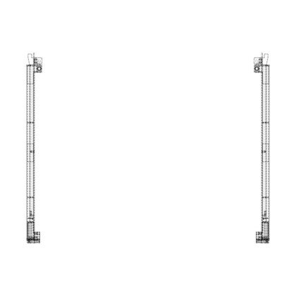 Zestaw szyby drzwi - 594x467mm