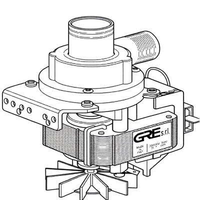 Pompa odpływowa do pralki Ariston / Indesit / Hotpoint / Whirlpool C00024197 482000072998