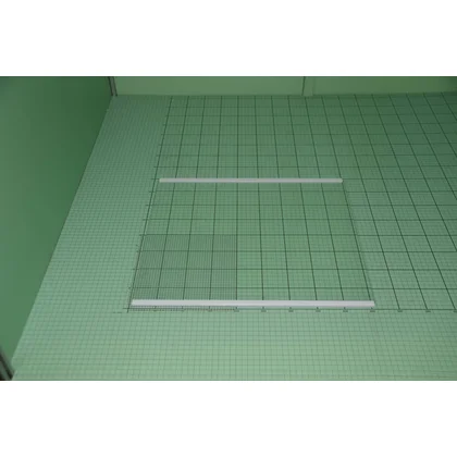 Półka szklana z białą ramką do lodówki Amica 1045294