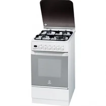 Kuchnia gazowo-elektryczna INDESIT KN3T760 SA (W)/U S szer. 50 cm