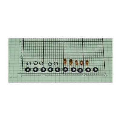 Komplet dysz gazowych do kuchenki Amica BSI-5 propan-butan 37 mbar 8024050