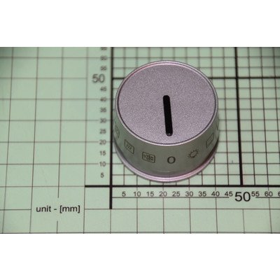 9072955 Pokrętło CODE2v2/09.13039.00 srebrne AMICA