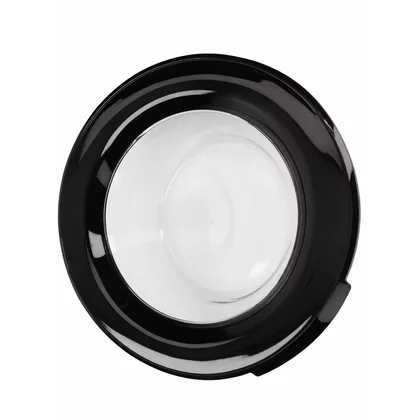Drzwi kompletne z zawiasem do pralki Beko / Grundig / Arçelik 1431200400 C00915245 czarne oryginał