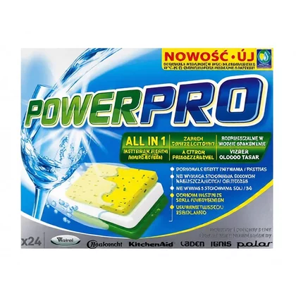 Tabletki do zmywarki Whirlpool POWERPRO All in 1 24 szt. 484000000418 C00470321