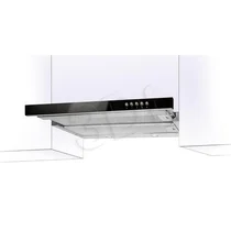 Okap teleskopowy Akpo WK-7 Light Glass 60 inox-czarny 197 m3/h 600 mm